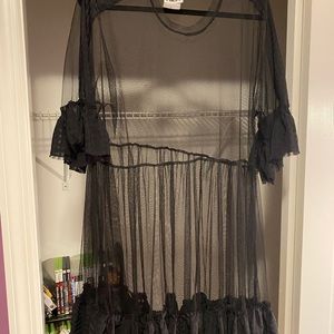 See through babydoll dress